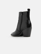 Carica l'immagine nel visualizzatore di Gallery, Noga - 01-803 - Stivaletto camperos con elastico alla caviglia - NERO