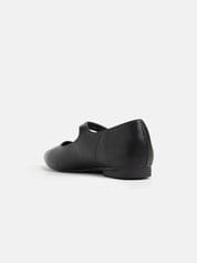 Galia - XYC8979 - Ballerina a punta con cinturino - NERO