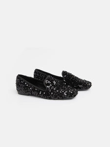 Galia -XYC8968 -  Mocassino basso con paillettes - NERO