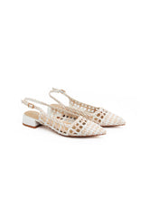 Carica l'immagine nel visualizzatore di Gallery, Noga - 2349-20 slingback White/Beige
