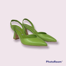 Carica l&#39;immagine nel visualizzatore di Gallery, DolceAmaro - Slingback 22302 Pelle Verde
